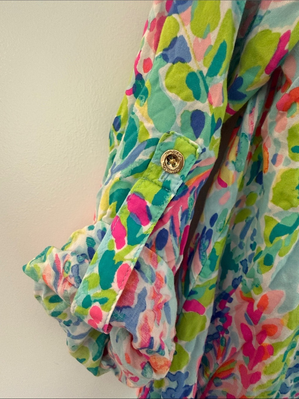Lilly Pulitzer Neon Floral Cover Up - Picture 5 of 6